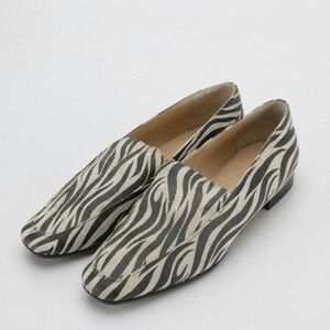 Mauro‎ Vesprini Women's Zebra Suede Loafers Made in Italy EU 39/US 8.5